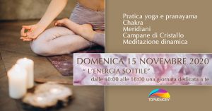 Seminario L'ENERGIA SOTTILE - 15 Novembre 2020